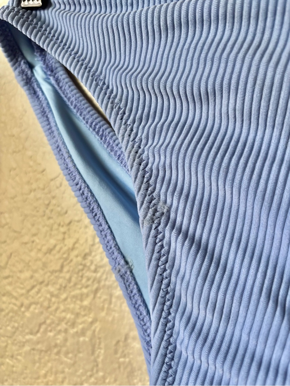 Periwinkle Ribbed Bikini Bottom - Picture 6 of 8